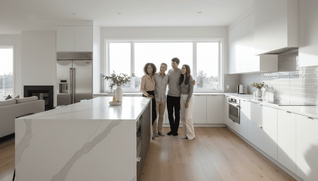 Kitchen remodel with fresh cabinetry and quartz countertop